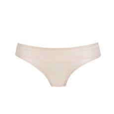 Champagne - Silk & Organic Cotton Brief via JulieMay Lingerie