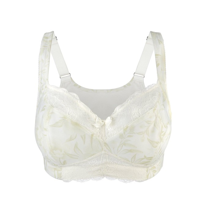 Black Lily floral-lace underwired silk-blend bra
