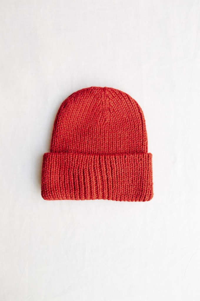 Baby Alpaca Hat Ayacucho Red from Jyoti - Fair Works