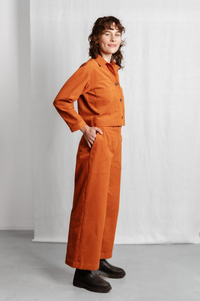 organic cotton corduroy pants Damini Bernstein from Jyoti - Fair Works