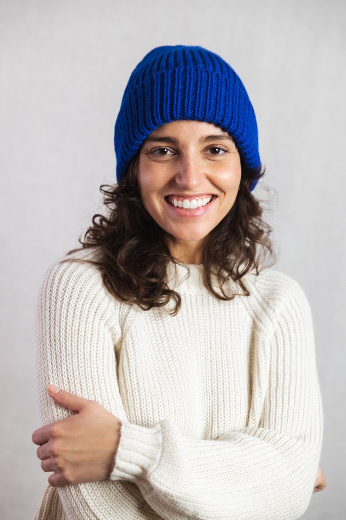 Baby Alpaca Hat Ayacucho Cobalt from Jyoti - Fair Works