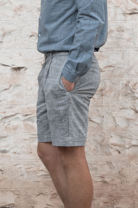 Cotton Shorts Heet Gray from Jyoti - Fair Works