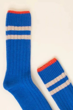 Popeia Wool Socks Royal Blue from Jyoti - Fair Works