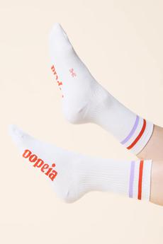 Popeia Organic Cotton Socks The Sporty Stripes via Jyoti - Fair Works