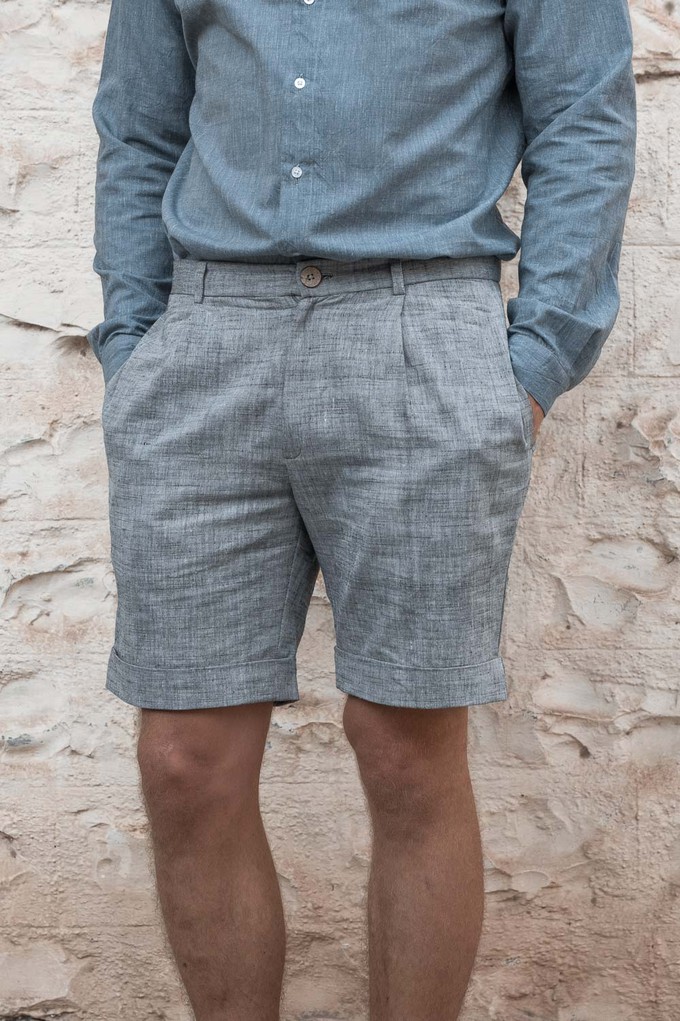 Cotton Shorts Heet Gray from Jyoti - Fair Works