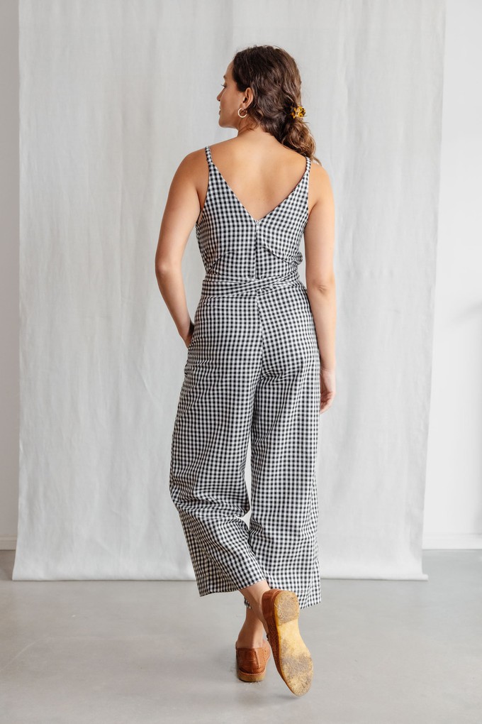 Organic Cotton Jumpsuit Parva Checked from Jyoti - Fair Works