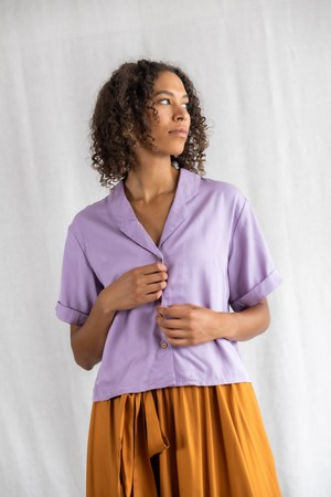 Modal blouse Avani lilac from Jyoti - Fair Works