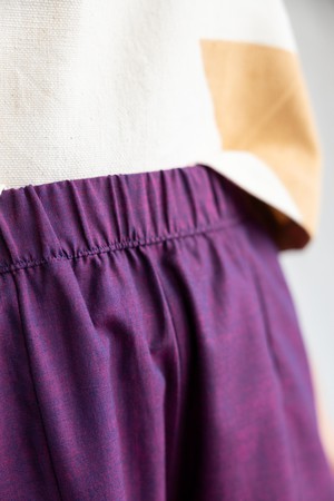 Organic Cotton Culotte Padma Blackberry from Jyoti - Fair Works