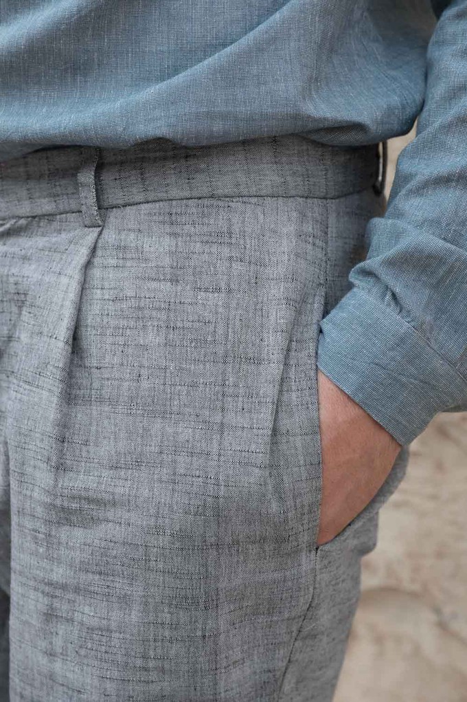 Cotton Shorts Heet Gray from Jyoti - Fair Works