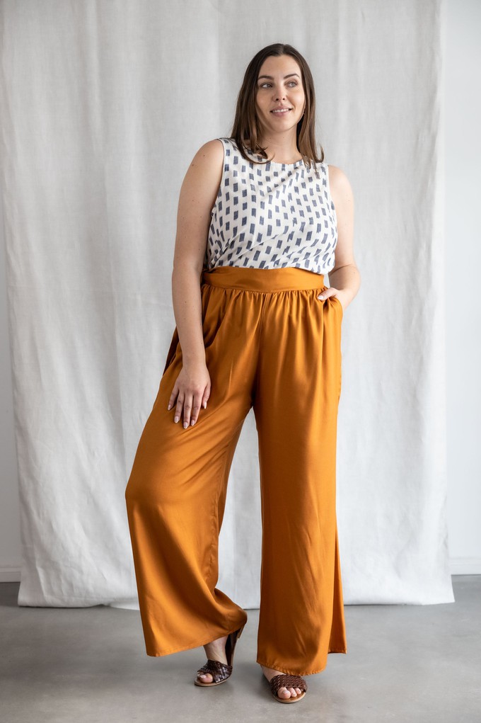 Modal Pants Rajni Copper from Jyoti - Fair Works