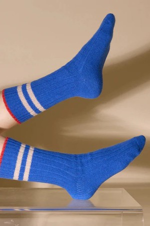 Popeia Wool Socks Royal Blue from Jyoti - Fair Works