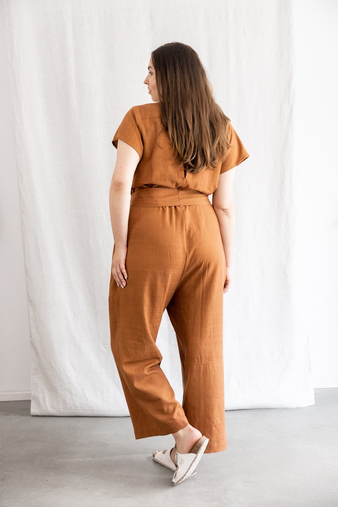 Cotton Jumpsuit Nirav Hazelnut from Jyoti - Fair Works