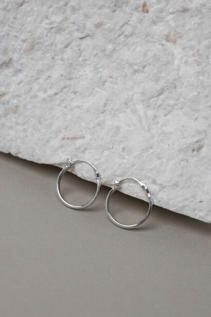 Hoop earrings Chhota Silver from Jyoti - Fair Works