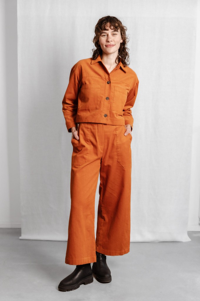 organic cotton corduroy pants Damini Bernstein from Jyoti - Fair Works