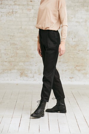 Hemp/Tencel Pants Vihaan Black from Jyoti - Fair Works