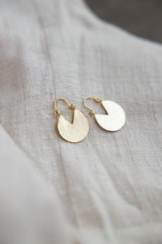 Earring Oppam Brass via Jyoti - Fair Works