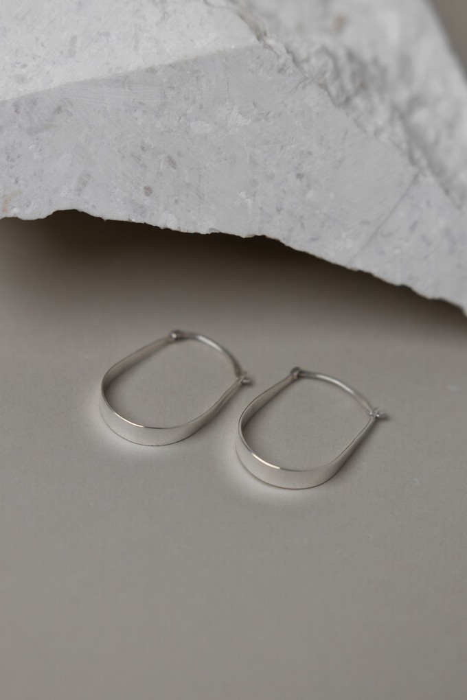 Hoop earrings Chooty Silver from Jyoti - Fair Works