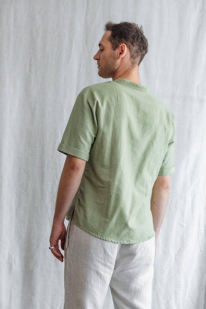 Organic Cotton Shirt Tani Lime Green from Jyoti - Fair Works