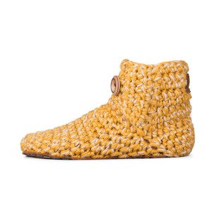 NEW Exclusive Floris x KOW Bamboo Wool Slippers in Butterscotch from Kingdom of Wow!