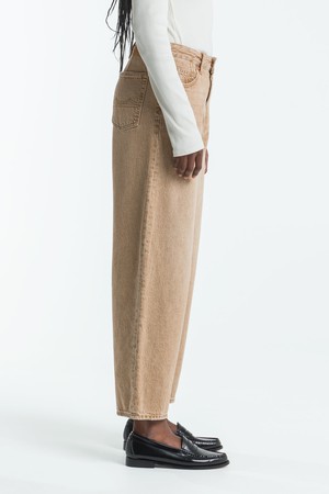 LEILA CROPPED | JIM DARK BEIGE from Kings of Indigo