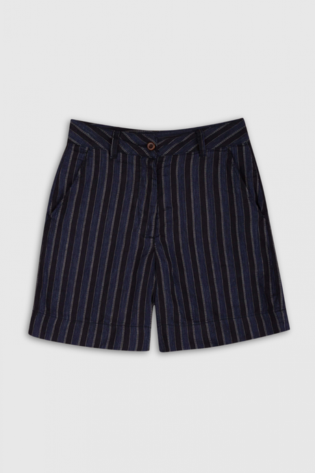 BANGJA | BLUE LINEN STRIPE from Kings of Indigo