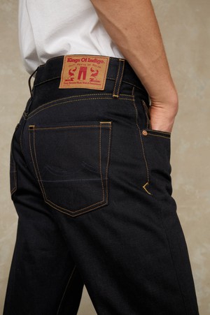 SILVIO SELVAGE | CLEAN PLATINO ORGANIC DRY from Kings of Indigo