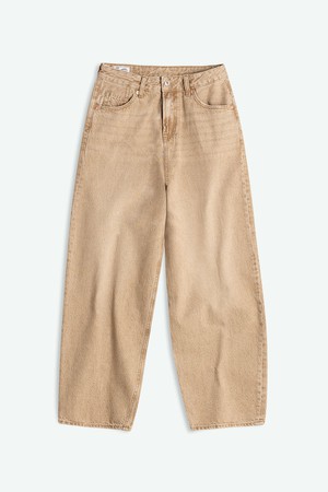 LEILA CROPPED | JIM DARK BEIGE from Kings of Indigo