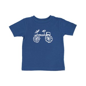 BAISIKELI Kids Shirt Blue from Kipepeo-Clothing