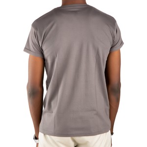 BASIC Men Shirt Dark Grey from Kipepeo-Clothing