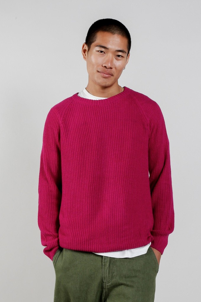 GIOVANNI Wool Blend Jumper - Fuschia from KOMODO