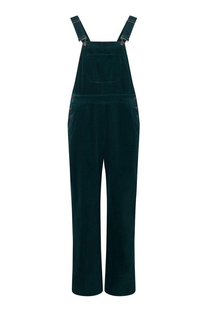 LENI Organic Cotton Corduroy Dungaree - Marine Green from KOMODO