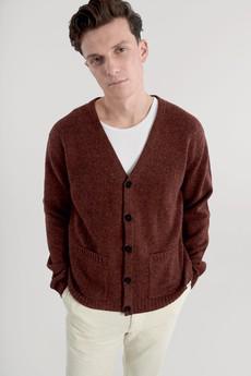 BATSA Wool Cardigan - Chestnut via KOMODO