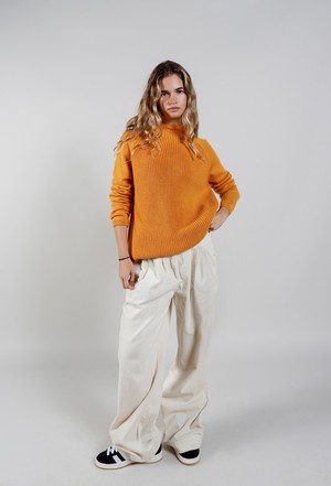 KATTY - Fine Merino Wool Jumper Mustard from KOMODO