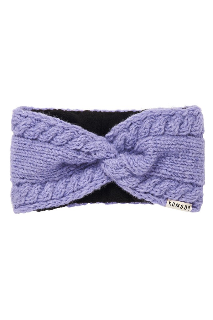 BIWA - Fleece Lined Lambswool Ear Warmer Lavender from KOMODO