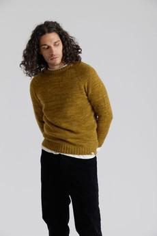 ELIJAH - Mohair Blend Jumper Mustard via KOMODO