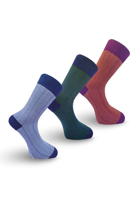 HERRINGBONE Gift Box - GOTS Organic Cotton Socks from KOMODO