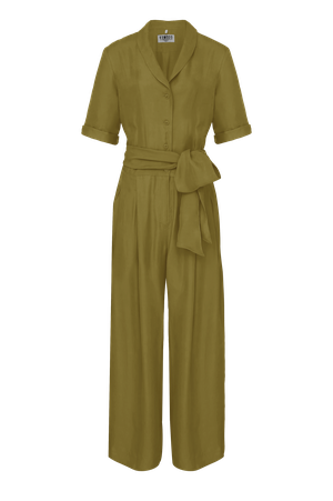 PLANET - Rayon Jumpsuit Khaki from KOMODO