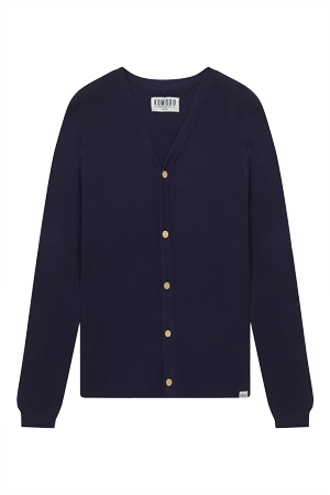 LUCAS - Organic Cotton Cardigan Dark Navy from KOMODO