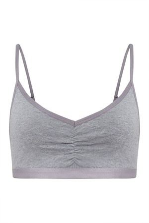 ANASTASIA Bra - GOTS Organic Cotton Grey from KOMODO