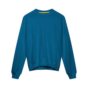 DAWN BALLOON GOTS Organic Cotton Crewneck Teal Blue from KOMODO