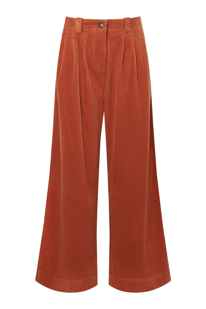 LOLA Organic Cotton Corduroy Trouser - Ginger from KOMODO