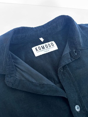 ABEL Organic Corduroy Shirt - Dark Marine from KOMODO