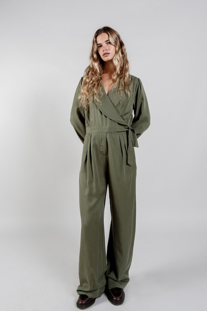 KANGRA Tencel Jumpsuit - Green from KOMODO