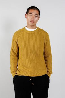 GIOVANNI Wool Blend Jumper - Mustard via KOMODO