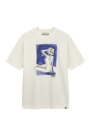 CHEEKY Tee Organic Cotton - Off White from KOMODO