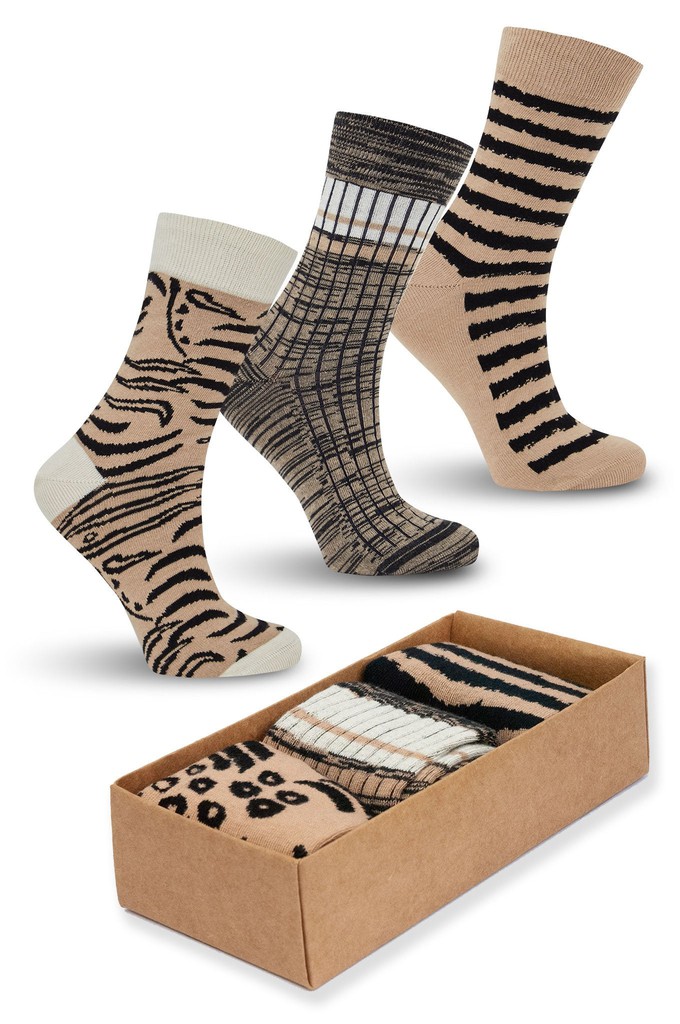 STRIPES Box Assorted - GOTS Organic Cotton Socks Set from KOMODO