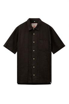 LEO - Linen Shirt Black via KOMODO