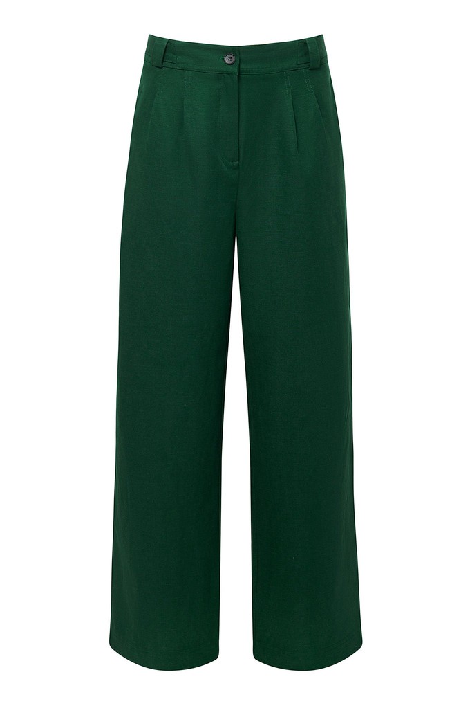 MIRA Tencel Linen Blend Trouser - Marine from KOMODO