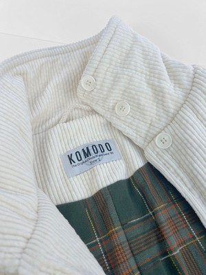 KENEILA Organic Corduroy Coat - Winter White from KOMODO