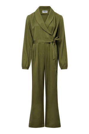 KANGRA Tencel Jumpsuit - Green from KOMODO